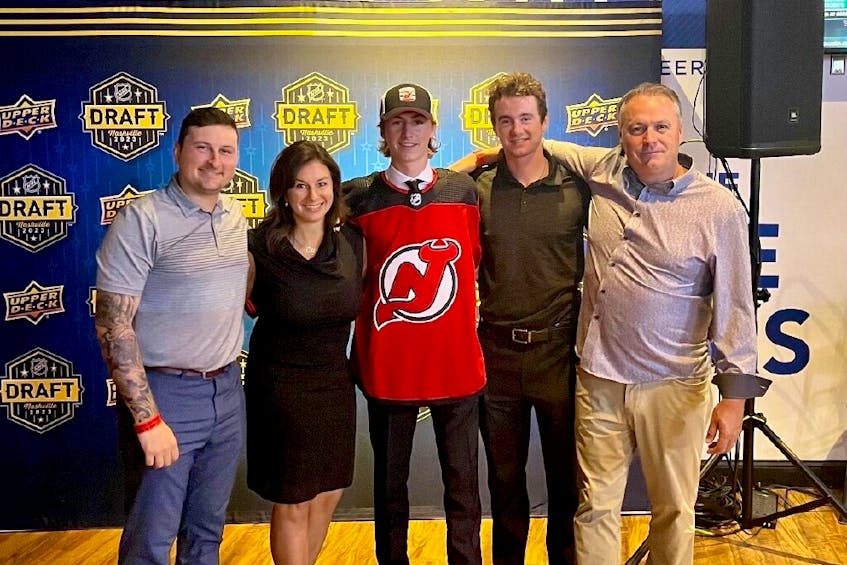 P.E.I. players Squires, Coughlin share NHL draft experience with family  members