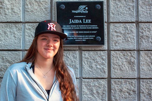 St. John’s teen Jaida Lee was recently recognized for her history making appearance at the 2022 Canada Summer Games held in the Niagara region of Ontario. The City of Niagara Falls commemorated a plaque of her accomplishment at the city’s Oakes Park. Photo courtesy City of Niagara Falls/Facebook
