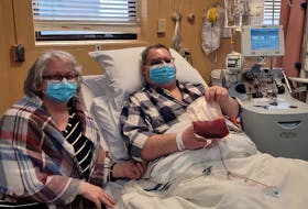 Diagnosed with lymphoma in March 2021, Charles Jesso’s chemotherapy treatments weren’t working. A year later, Charles was the first patient in Atlantic Canada to receive CAR T-cell therapy, giving him a second chance in life. PHOTO CREDIT: Contributed