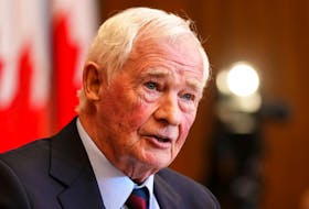 David Johnston, Independent Special Rapporteur on Foreign Interference, presents his first report in Ottawa on May 23.