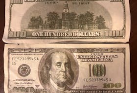 Cape Breton Regional Police have issued an advisory for island retailers after at least five incidents surfaced last week where purchases were paid for with phoney American currency. All the $100 bills show the same serial number. CONTRIBUTED