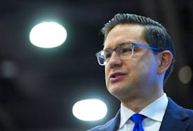 Conservative Leader Pierre Poilievre takes part in the National Prayer Breakfast in Ottawa on Tuesday, May 30, 2023. 