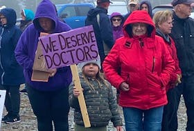Baie Verte Peninsula residents attended a rally on Tuesday, June 6, to share their stories and concerns regarding the emergency room, which has been closed since April 29. Contributed photo