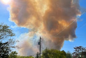 Alex Fraser looked out the front window of her home in Highland Park and could see smoke from the wildfire that started in Tantallon on May 28, 2023.