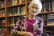 Eileen Rudderham will turn 107 on Saturday, June 10.She currently resides at the Northside Community Guest Home but is from Point Edward. BARB SWEET/CAPE BRETON POST