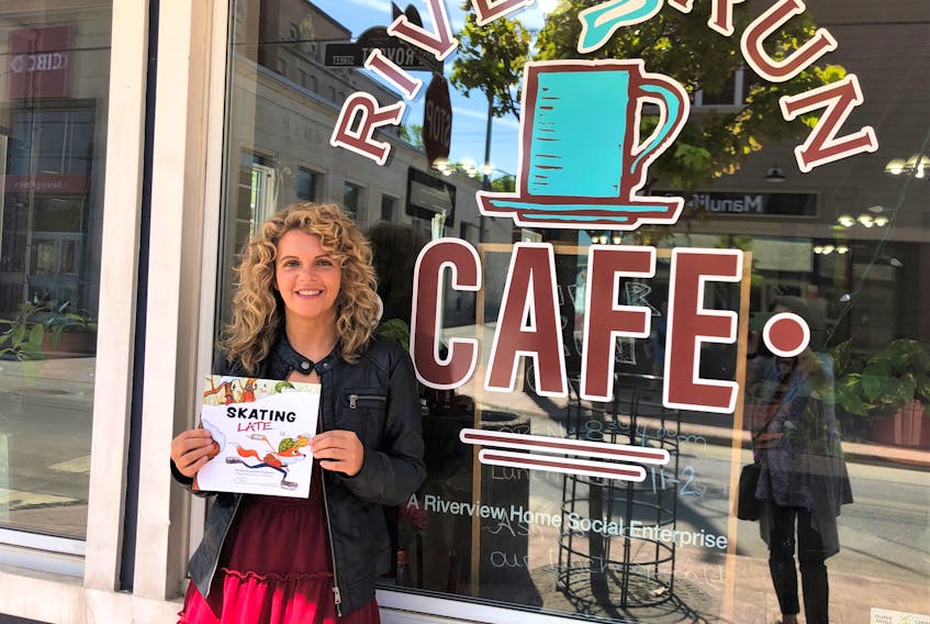 Camilla Thompson showed her support of River Run, a social enterprise cafe on Provost Street, New Glasgow, by including the name of the cafe in her new children’s book. Rosalie MacEachern