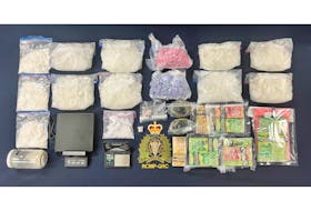 A drug trafficking investigation in the Moncton, N.B. area resulted in the seizure of over eight kilograms of crystal methamphetamine, two kilograms of suspected fentanyl, a significant quantity of Shady 8 pills, drug trafficking paraphernalia, electronics and cash. Contributed