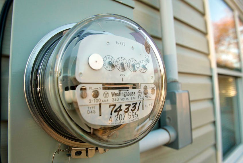Nov. 8, 2005--Photograph of a power/hydro meter for story on Nova Scotia Power's retroactive 8.6 per cent increase in rates.