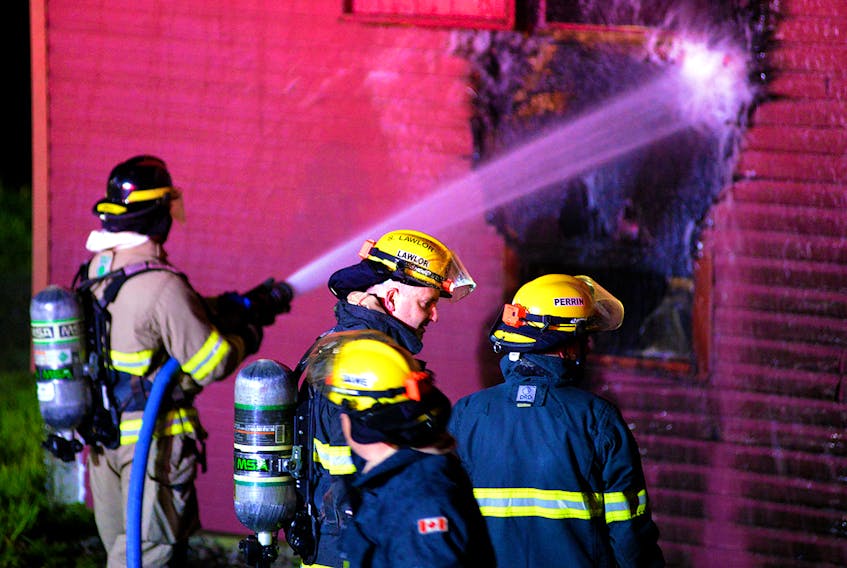 Conception Bay South firefighters made quick work of a structure fire early Friday morning. Keith Gosse/The Telegram