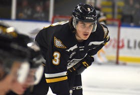 The Cape Breton Eagles selected defenceman Tomas Lavoie with the first overall pick at the 2022 Quebec Major Junior Hockey League Entry Draft last July. The Eagles will pick No. 12 overall in this year’s draft, which will take place on Saturday in Sherbrooke, Que. JEREMY FRASER/CAPE BRETON POST