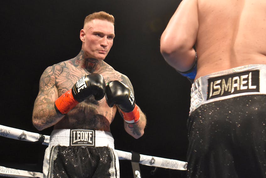 Ryan Rozicki of Sydney Forks will return to the ring in September when he challenges World Boxing Council NABF champion Alante (Bam Bam) Green in Hamilton, Ont. JEREMY FRASER/CAPE BRETON POST.