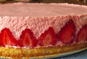 Taste the fresh flavour of summer in this Strawberry Mousse Cake. Contributed