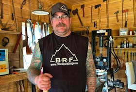 Adam Doherty, of Black Rock, N.S. decided to learn a new skill so he could turn it into a side hustle. The result was the Black Rock Forge. - Contributed
