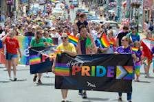 Thousands of people took part in the St. John's Pride parade on Sunday in downtown St. John's. Keith Gosse/The Telegram