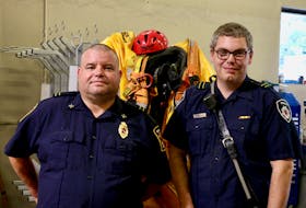 Fire captains David Mailman and Jeffrey Moffat have been going flat out since the early morning hours of July 22, when a storm ravaged West Hants. The duo saved a man who had been swept away by torrential flooding, and, while making the rescue, the boat they were in got damaged and tore apart, sending all three men into the water. After being cleared by the hospital, they returned to helping others.