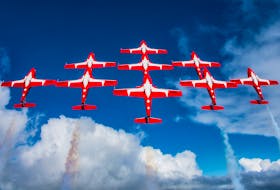 The Canadian Forces Snowbirds will be putting on an aerial show over the Charlottetown waterfront on July 9.
