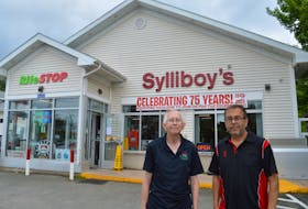Ben Sylliboy Jr., left, and his nephew Brian Paul are proud to see their family store reach its 75 year anniversary.