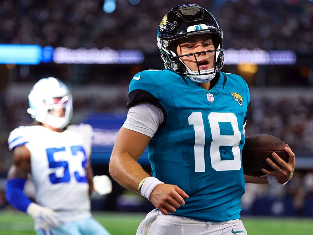 Jaguars QB Nathan Rourke on highlight-reel play against Cowboys: 'It's a  bit of a blur'