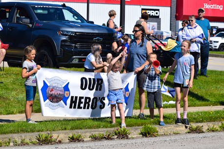 WILDFIRE THANKS: Firefighters, first responders, volunteers honoured with parade in Barrington Passage
