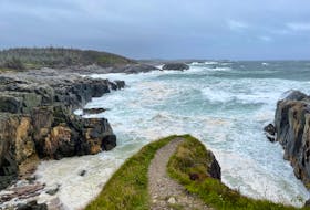 The coastline in Louisbourg, N.S. on Aug. 9, 2023. The historic community has dealt with its fair share of extreme weather over the years, including post-tropical storm Fiona last September. -Allister Aalders