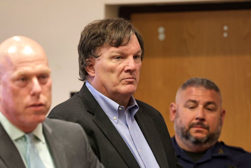  Rex A. Heuermann appears before Judge Timothy P. Mazzei in Suffolk County Court on August 1, 2023 in Central Islip, New York. (Photo by James Carbone-Pool/Getty Images)