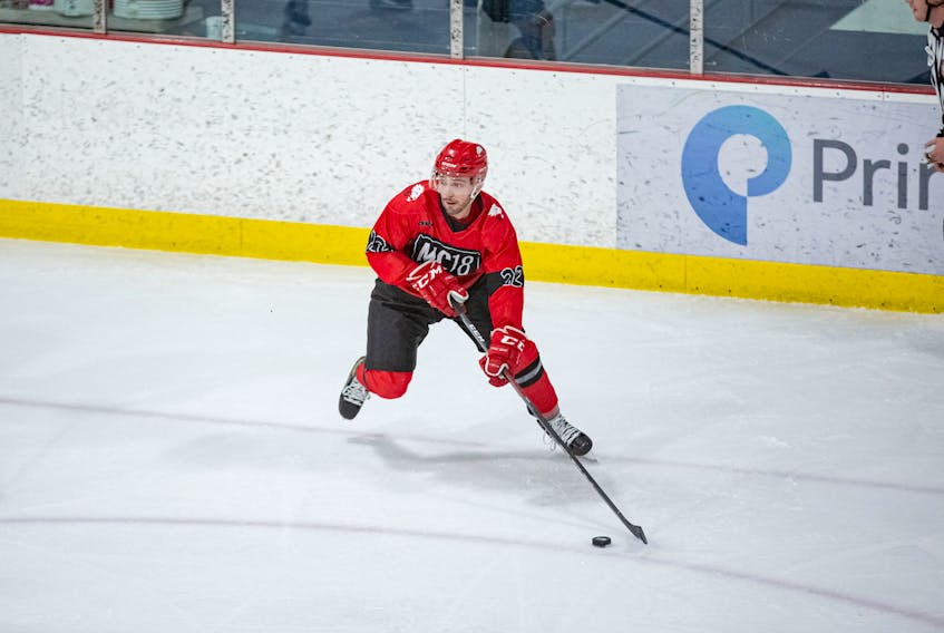 David D’Agostino will join the UPEI Panthers for the 2023-24 Atlantic University Sport (AUS) men’s hockey season. Photo courtesy of UPEI • Special to The Guardian