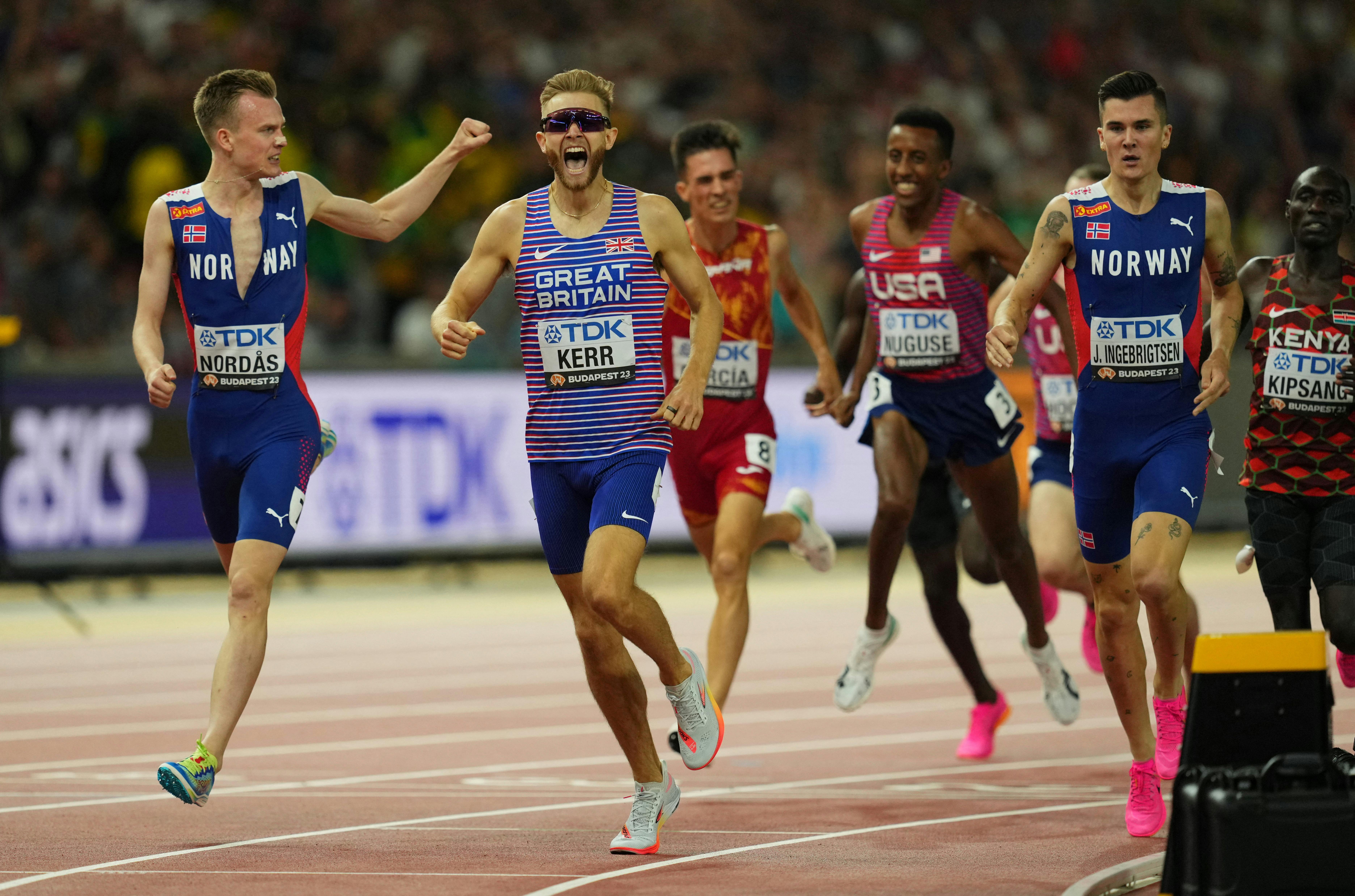 Athletics-Briton Kerr Stuns Ingebrigtsen To Win 1,500m Gold | SaltWire