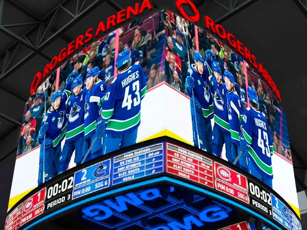Limited spectators Vancouver Canucks Rogers Arena 