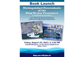 Having started with project in 2015, Hutchinson and Ashton now have a book profiling over 100 people arrived to Canada aboard the Ship Hector.