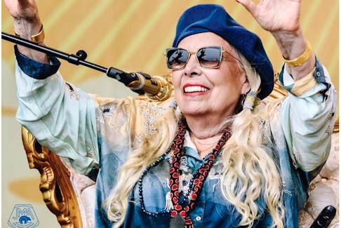 Iconic singer-songwriter Joni Mitchell's triumphant return to the concert stage is captured in all its glory on the stunning new live set titled "At Newport." Contributed