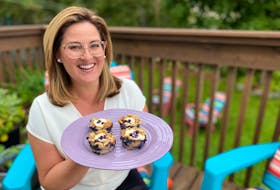 Blueberry cream cheese French toast bites are absolutely scrumptious and most definitely fit to eat. "I hope you enjoy it berry, berry much," says Erin Sulley. - Paul Pickett photo
