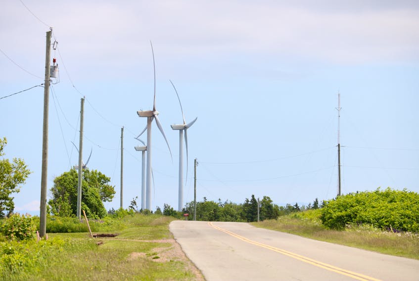 A wind farm near North Cape, P.E.I. The province has recently changed the regulations to make it easier for the renewable energy projects to be permitted. - Stu Neatby