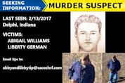  New police sketch of suspected killer. INDIANA STATE POLICE