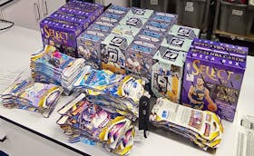 Woodstock police recovered $1,600 worth of trading card packs and items that were allegedly stolen from a local Walmart by a 40-year-old man on Sept. 7. Contributed