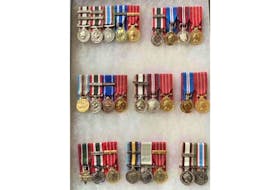 Some of the approximately 90 medals Colchester County District RCMP are requesting public assistance in tracking down.