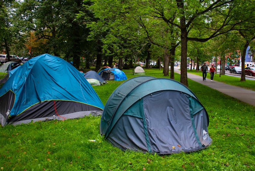 A new HRM staff report recommends turning the southern end of Victoria Park, seen here in this photo taken on Tuesday, Sept.12, 2023,  into a designated tenting area.
Ryan Taplin - The Chronicle Herald