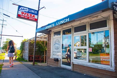 John's Lunch on Pleasant Street in Dartmouth, seen here in this photo taken on Tuesday, Sept. 12, 2023, will close its doors October 31. 
Ryan Taplin - The Chronicle Herald