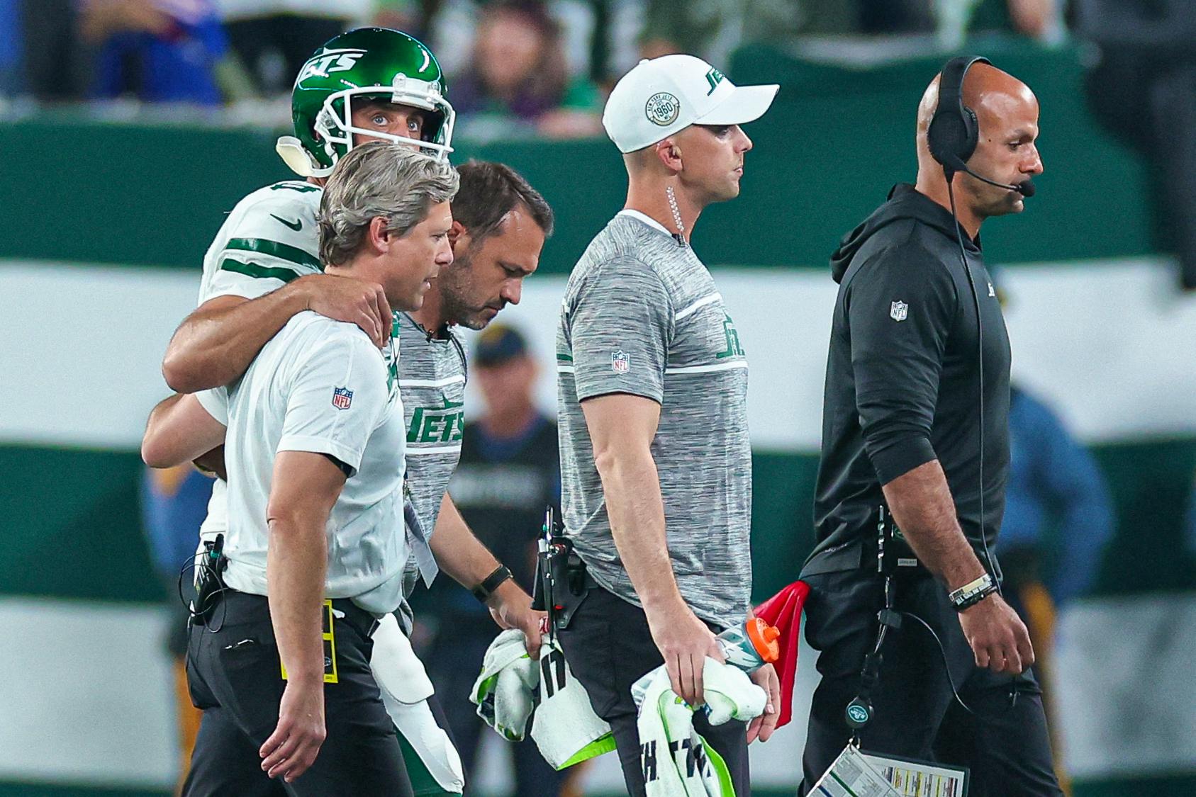 Jets QB Aaron Rodgers has a torn left Achilles tendon and will miss the  rest of the season