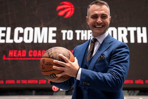 Toronto Raptors' newly-appointed head coach Darko Rajakovic.