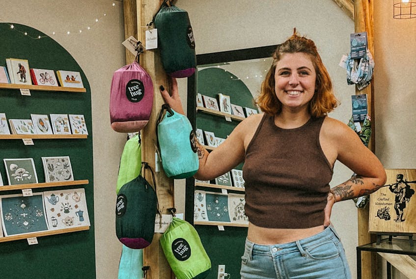 Emma Foster, owner and operator of Chickadee Goods in Riverview, N.B. has created a hub for outdoor enthusiasts to purchase Maritime made goods and accessories. - Contributed