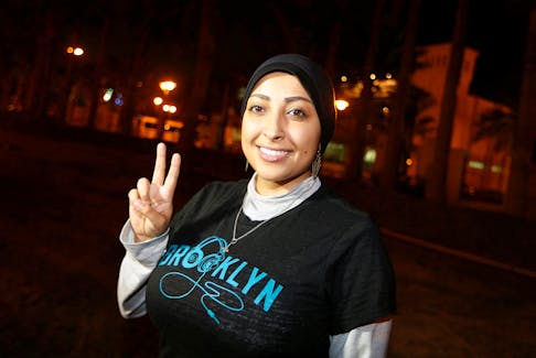 (Refiles to correct publication date to Sept. 15) By Aziz El Yaakoubi RIYADH (Reuters) -A daughter of prominent Bahraini rights activist Abdulhadi al-Khawaja is planning to return to the Gulf state
