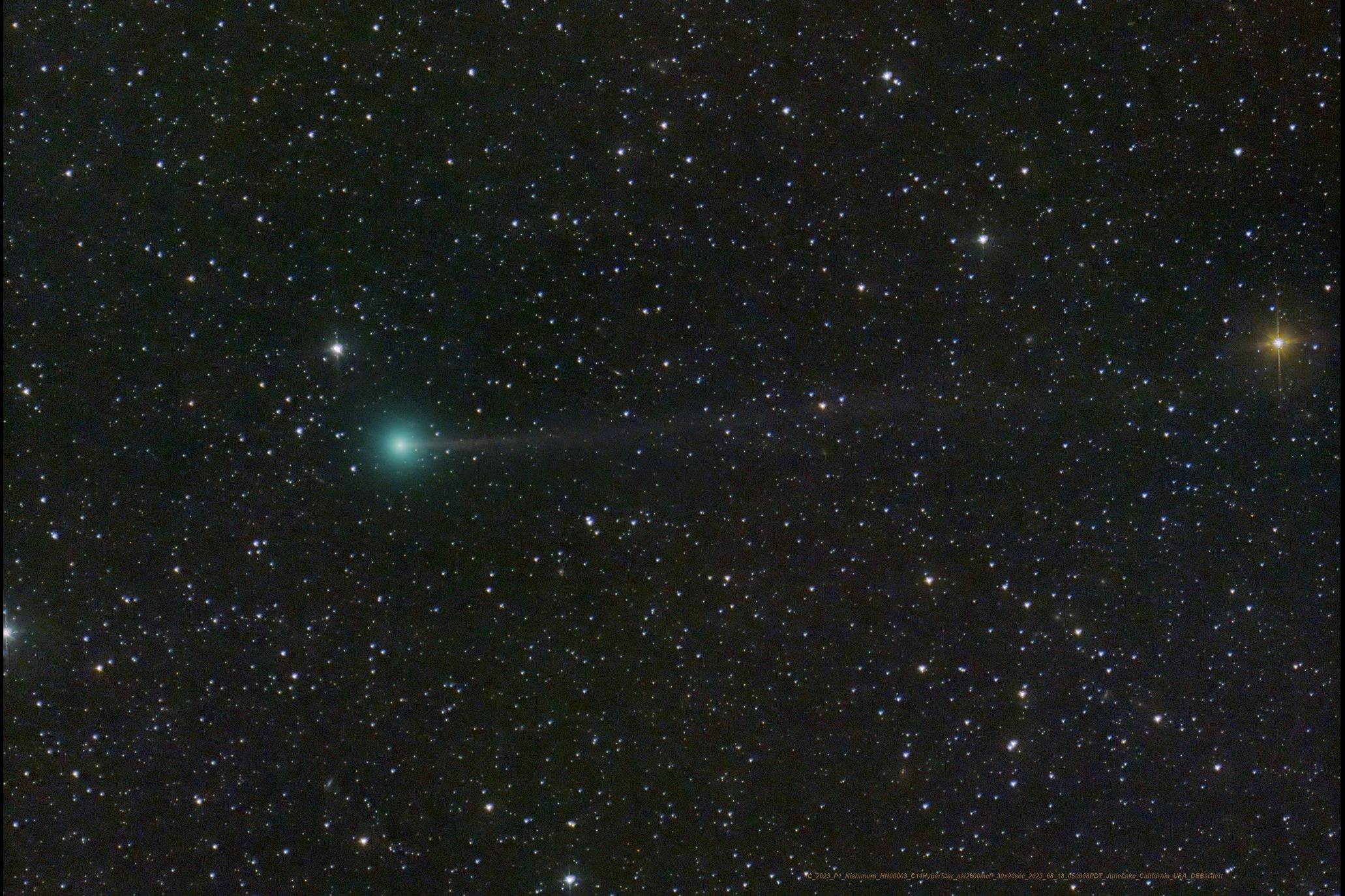 ATLANTIC SKIES Comet Nishimura is coming, and theres a good shot youll be able to see it without a telescope SaltWire picture