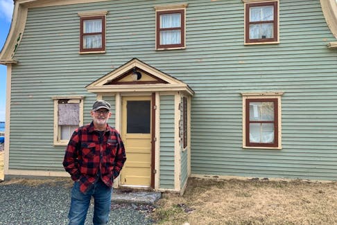 One of the things on Mike Brennan's list of to-dos is to turn this homestead in Burin, former property of the local Penney family, into a cafe and vacation home.