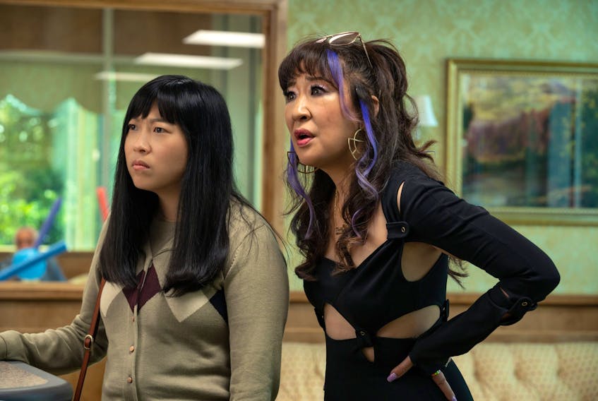  Awkwafina and Sandra Oh star in Quiz Lady.