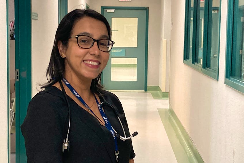 Dr. Alana Soares, clinical assistant of internal medicine at Cape Breton Regional Hospital: "I hope that with my expertise, especially in GI (gastroenterology) and hepatology, I can help to reduce this waiting list." CONTRIBUTED/NOVA SCOTIA HEALTH