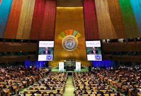 By Daphne Psaledakis UNITED NATIONS (Reuters) - World leaders meeting at the United Nations on Monday warned of the peril the world faces unless it acts with urgency to rescue a set of 2030
