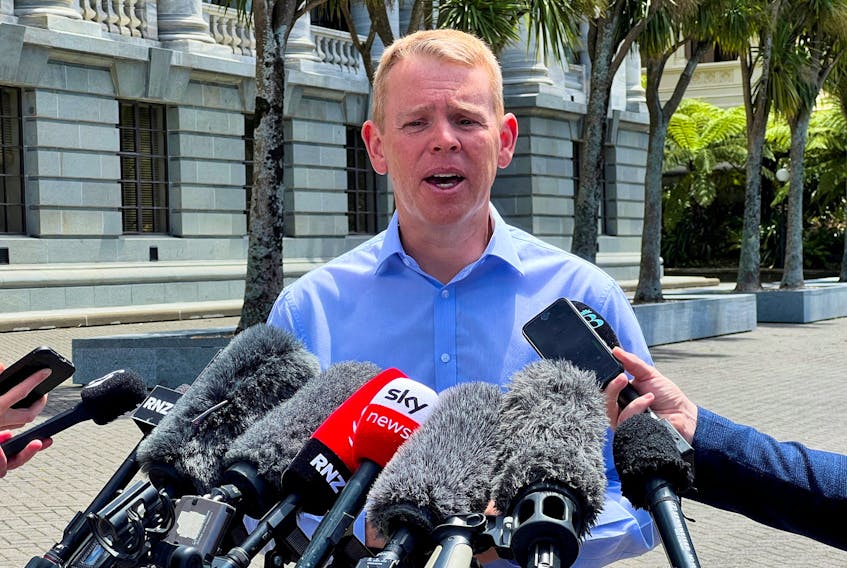 By Lucy Craymer WELLINGTON (Reuters) - New Zealand should use its diplomatic clout to try and avert a situation of armed conflict in the Taiwan Strait, Prime Minister Chris Hipkins said on Tuesday