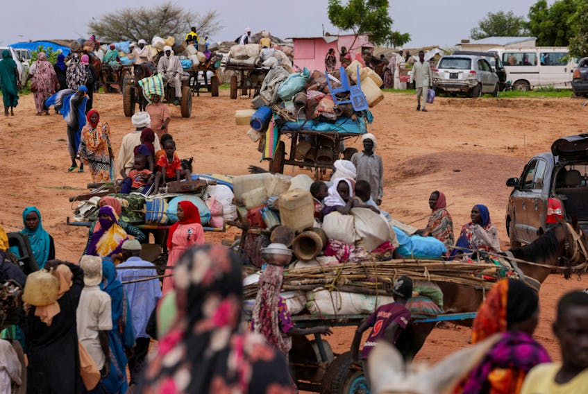 GENEVA (Reuters) - More than 1,200 children have died of suspected measles and malnutrition in Sudan refugee camps, while many thousands more, including newborns, are at risk of death before year-end,