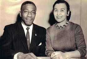 Pearleen Oliver (right) with her husband, Reverand William Pearly Oliver (left). Together they worked to champion civil rights in Nova Scotia and fought against discrimination. CONTRIBUTED