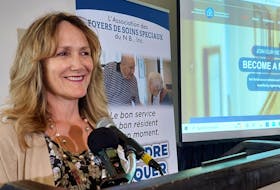 Jan Seely, president of the New Brunswick Special Care Home Association, says hundreds of elderly patients in hospital beds could instead be in a home-like setting.(John Chilibeck, Local Journalism Initiative Reporter, The Daily Gleaner)